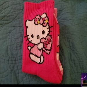 Hello kitty socks 2 pairs NWT